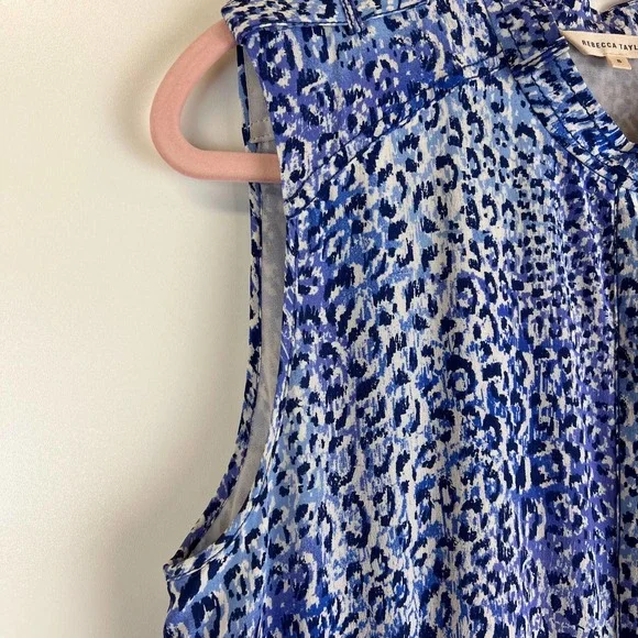 Rebecca Taylor Leopard Fever Romper, Size 8 - Picture 5 of 16